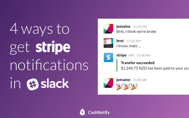 How to get Stripe notifications in Slack