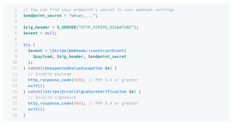 stripe webhook example